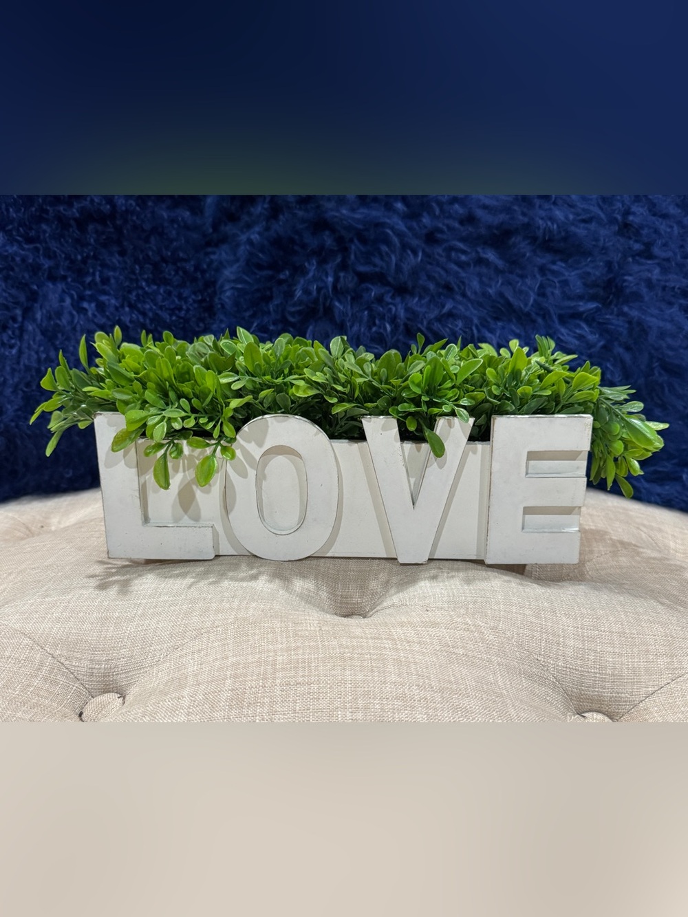 White 'LOVE' Decorative Wall Planter - Home Wall Decor